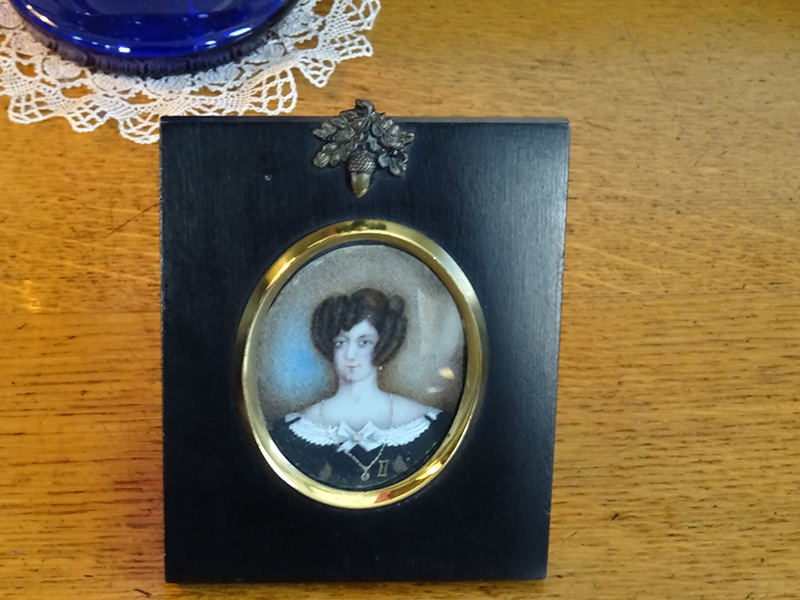 19th Century Miniature Portrait of a Woman